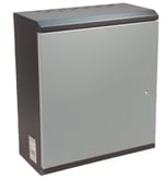 Fuente de alimentación direccionable 220 Vca/24 Vcc, modelo P-PSU-17 de Zettler. Capacidad para montar baterías de hasta 17Ah