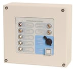 Indicador luminoso de estado estanco, referencia MZX-e SLU4 de Zettler. Indicación y selección autom./manual, inglés/árabe