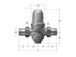 Válvula reductora de presión JRG, referencia 350736368 de Georg Fischer. PRV 1/2