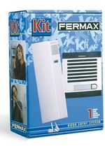 Kit portero electrónico, modelo Citymax, referencia 6202 de Fermax. 2 líneas, AG 230V, Teléfono blanco