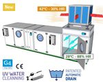 Módulo adiabático para enfriar y aportar humedad, referencia ACB-25-V-100 de Met Mann. 4,80 m2