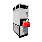 Generador de aire caliente de 100 kW, referencia MM-105-G de Met Mann. Quemador dos llamas. Para calefacción de espacios de hasta 2460 m3