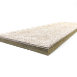 Panel composite de lana de roca de doble densidad ROCKWOOL, Rocktop Wood B. 200x60x6,5 cm, resistencia térmica 1,65 (m²K)/W