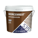 Revestimiento mate liso a base de copolímeros acrílicos, Morcemrest® Anticarbonatación de Grupo Puma. 15 kg