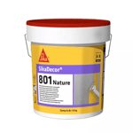 Revestimiento micromortero decorativo, 2 comp. coloreado c/pigmento, SikaDecor®-801 Nature de Sika. Blanco