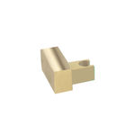 Soporte orientable de pared para ducha oro cepillado, rectangular de metal de Ramón Soler