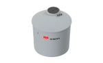 Cuba vertical enterrar, CUVE 2.200 de Remosa. Volumen 2.200 l - D 1615 mm - H 1330 mm