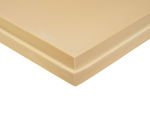 Panel de poliestireno extruido, URSA XPS F N-V L de URSA. 120x600x1250 mm. 3.35 m²·K/W. De superficie lisa y mecanizado lateral a media madera. En panel.