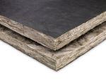 Panel de lana mineral semirrígido, URSA TERRA Vento P8752 de URSA. 50x600x1350 mm. 1.45 m²·K/W. No hidrófilo, recubierto por la cara exterior con un tejido Zero de alta resistencia. En panel.