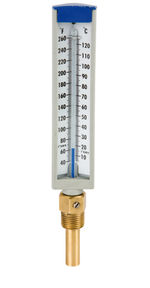 Termómetro de capilla, serie 8045 de Genebre. Salida inferior L: 50mm -40+40