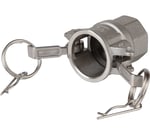 Racor Tipo B: Camlock hembra - rosca hembra, referencia 0430 04 de Genebre. 1/2''