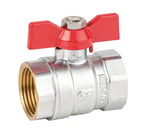 Válvula de esfera serie ligera (palomilla roja), serie 3028P de Genebre. H-H 1/2''