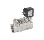 Electroválvula de acción indirecta 2 vías N.C., serie 4632 de Genebre. Inox 1/2'', 110V