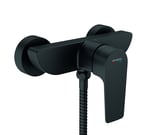 Monomando de ducha con kit, serie 64110 de la gama Koral Black de Genebre