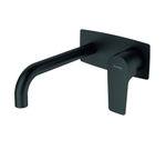 Monomando de lavabo empotrado caño 22 cm, serie 64132 de la gama Koral Black de Genebre