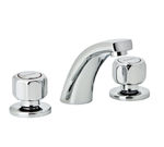 Batería de lavabo, serie Gamma de Genebre. Cromado