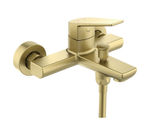 Monomando de baño con kit, serie Kloe oro cepillado de Genebre