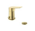 Monomando de bidé con transmisión serie Kloe oro cepillado de Genebre