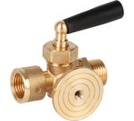 Válvula porta manómetro con pletina de control, 8021 02 de Genebre. 1/4''