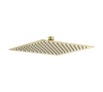 Rociador cuadrado 25 cm Inox de Genebre. Oro