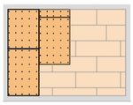 Solera seca Fibro-yeso fermacell 2E14, granulado nivelación (30mm)