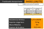 Trasdosado autoportante - 3WS02 (100+75 LM), arriostrado