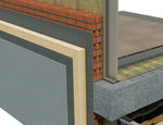 Sistema SATE, URSA XPS de URSA. Panel de poliestireno extruido, URSA XPS N-RG I de URSA. 100x600x1250 mm.