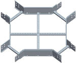 Cruce metálico, referencia 93232100 de la gama Megaband de Pemsa. 60x100. Protección: GC
