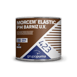 Resina de poliuretano alifático bicomponente, Morcem Elastic PM Barniz U.V. De Grupo Puma. 5 kg