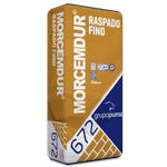 Mortero monocapa para decoración e impermeabilización de fachadas, Morcemdur® Raspado OC CSIII W2 de Grupo Puma. 25 Kg. Gama