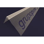 Perfil de PVC con malla de fibra de vidrio, Traditerm® perfil ángulo de Grupo Puma. 2,5 m/ud.