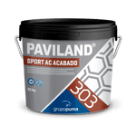 Revestimiento granulado fino coloreado, Paviland® Sport AC Acabado de Grupo Puma. 20 kg