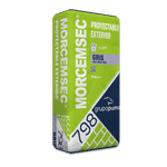 Mortero seco especialmente aditivado, Morcemsec® Proyectable Exterior GP CSIII W2 de Grupo Puma. 25 Kg. Gris