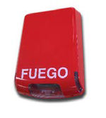 AE/V-ASFE. Sirena con foco para exterior