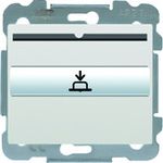 Interruptor - conmutador tarjetero 1 microrruptor blanco