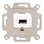 Conector USB tipo A blanco