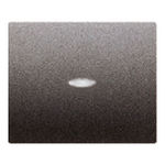 Tecla interruptor/conmut./cruzam. con visor negro antracita