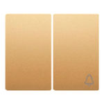 Juego de teclas conmutador/pulsador, referencia 18715-OD de BJC. Dorado odisea