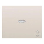 Tecla pulsador luz con visor blanco
