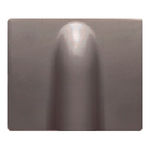 Tapa salida de cables, referencia 18734-AN de las series Iris y Mega de BJC. Acero Neptuno