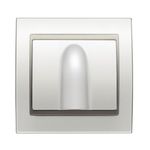 Salida de cables blanco Perla Mabe, serie Mega