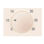 Tapa termostato electrónico ambiente blanco, serie Coral