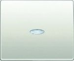 Tecla interruptor/conmut./cruzam. con visor blanco Perla Mabe