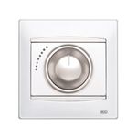 Regulador conmutador para LED 230Vac blanco, serie Coral