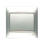 Tapa ciega plata Luna, serie Coral