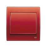 Conmutador simple cobre Jaipur, serie Iris