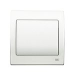 Tapa ciega blanco, serie Iris