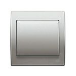 Tapa ciega aluminio Mercurio, serie Iris