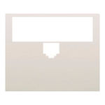 Tapa para adaptador doble (RJ11-RJ45), referencia 19783 de BJC. Blanco