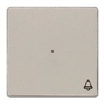 Tecla, símbolo campana, difusor, Aluminio Metalizado de Miro